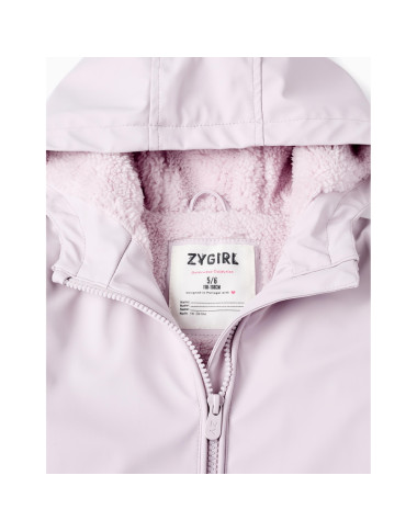 ZIPPY alyvinė lietaus striukė mergaitei (3/4-13/14 m) iš priekio