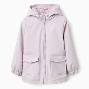 ZIPPY alyvinė lietaus striukė mergaitei (3/4-13/14 m) iš priekio