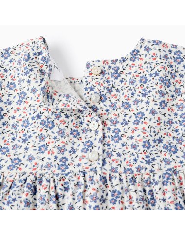 ZIPPY gėlėta suknelė (3/4-11/12 m) iš priekio