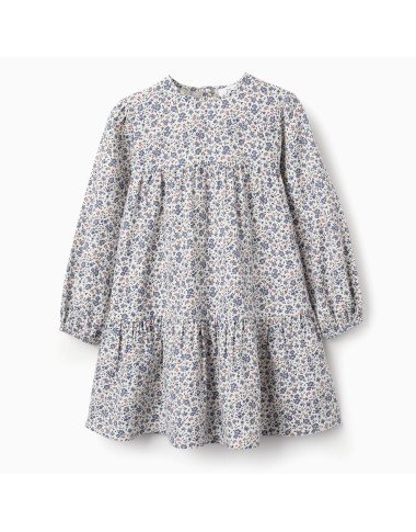 ZIPPY gėlėta suknelė (3/4-11/12 m) iš priekio