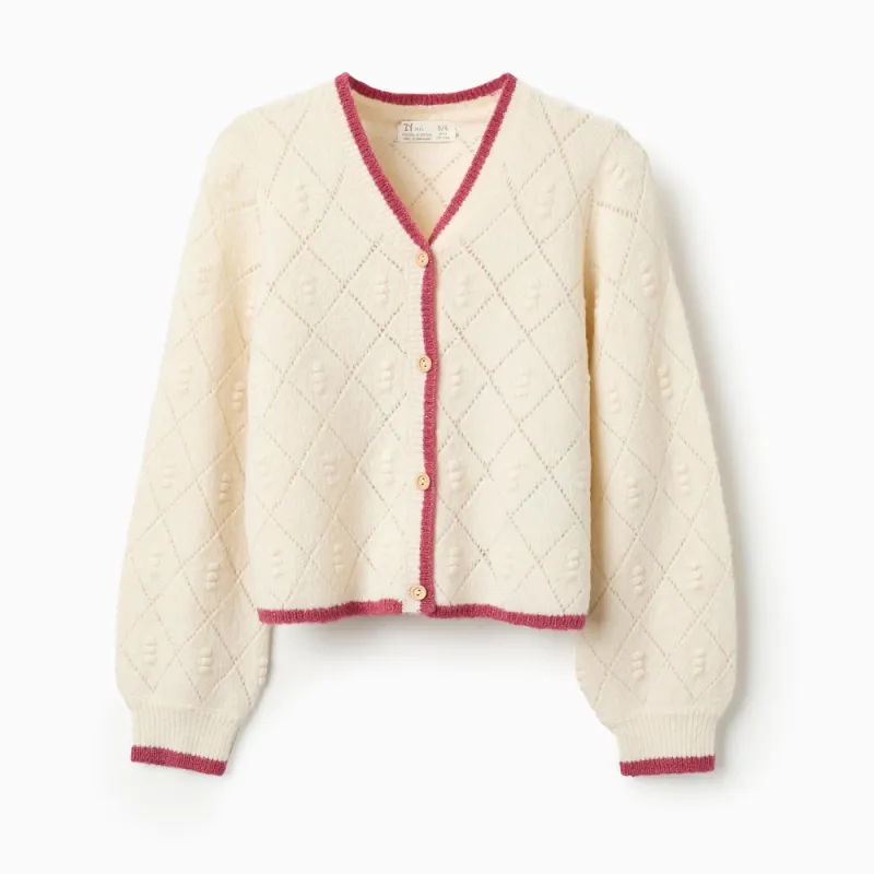 ZIPPY šviesus užsegamas megztukas (3/4-11/12 m) iš priekio ZIPPY šviesus užsegamas megztukas (3/4-11/12 m) iš priekio