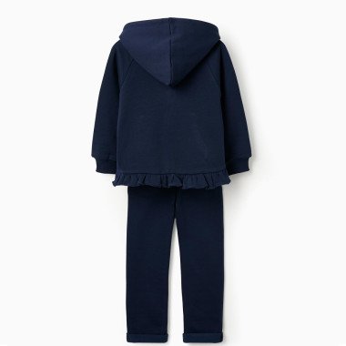 ZIPPY tamsiai mėlynas kostiumėlis (3/4-13/14 m) iš nugaros