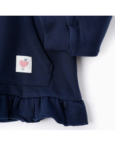 ZIPPY tamsiai mėlynas kostiumėlis (3/4-13/14 m) iš priekio