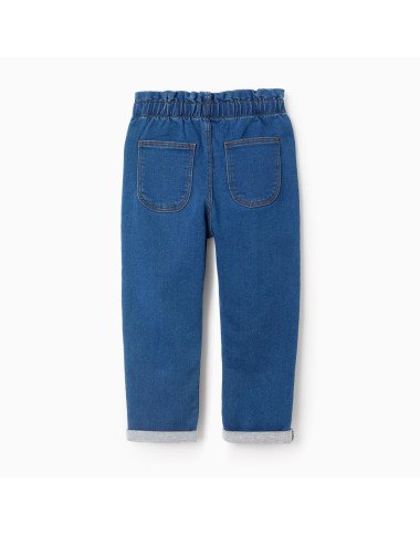 ZIPPY mėlyni džinsai mergaitei (3/4-13/14 m) iš priekio