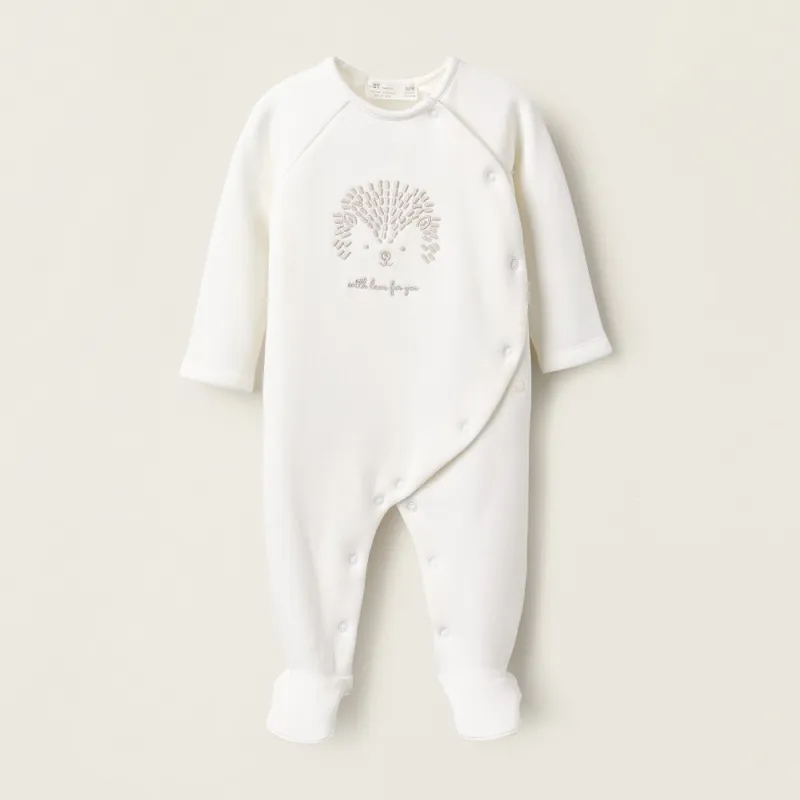 ZIPPY termo balti šliaužtinukai (0-9/12 mėn) iš priekio