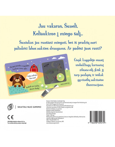 Knyga vaikams Labanakt, Šuniuk!