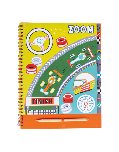 Spalvinimo su folija knygelė Lenktynės - viršelis