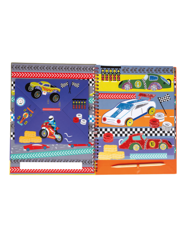 Spalvinimo su folija knygelė Lenktynės - viršelis