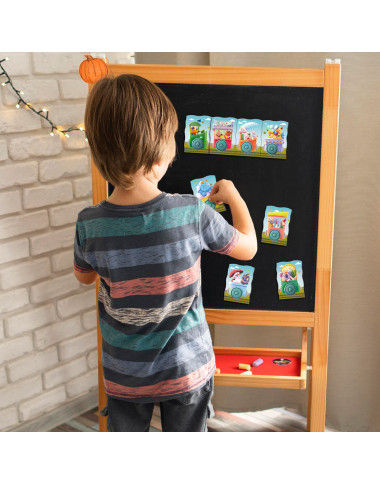 Dodo magnetinė dėlionė Traukinys (8 el.)