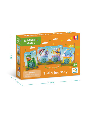 Dodo magnetinė dėlionė Traukinys (8 el.)