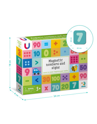 Dodo magnetukai Skaičiai (68 el.)