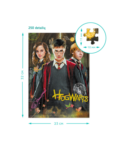 Dodo harija Potera puzle (250 gab.) - Puzles bērniem no 8 gadiem - Lapute.lt