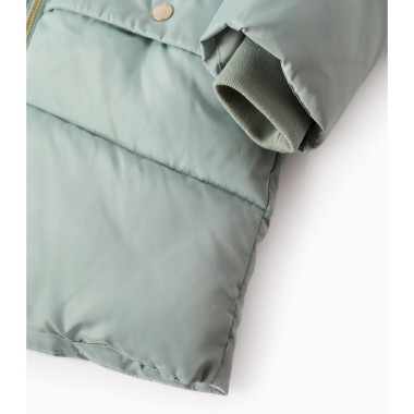 ZIPPY žalsva striukė mergaitei (3/4-13/14 m) iš arti rankovės