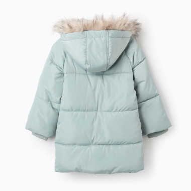 ZIPPY žalsva striukė mergaitei (3/4-13/14 m) iš nugaros