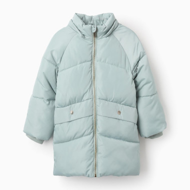 ZIPPY žalsva striukė mergaitei (3/4-13/14 m) iš priekio be kapišono