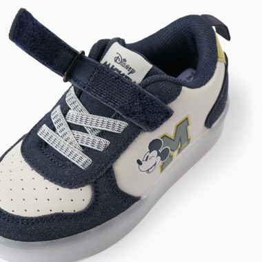 ZIPPY šviečiantys sportbačiai Mickey (21-24) iš arti, matosi užsegimas lipuku