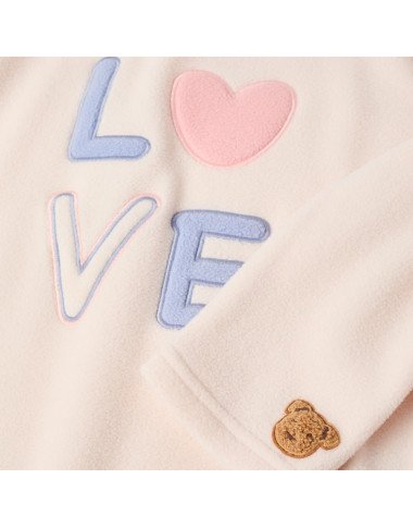 ZIPPY šilta vaikiška pižama Love (3/4-11/12 m)