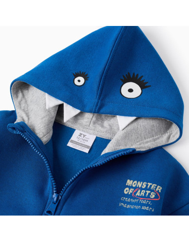 ZIPPY mėlynas džemperis Monstriukas (6/9-24/36 mėn)