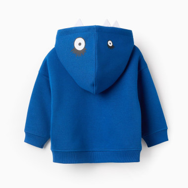 ZIPPY mėlynas džemperis Monstriukas (6/9-24/36 mėn) iš nugaros