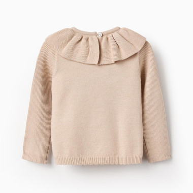 ZIPPY rudas megztukas mergaitei (6/9-24/36 mėn) iš nugaros