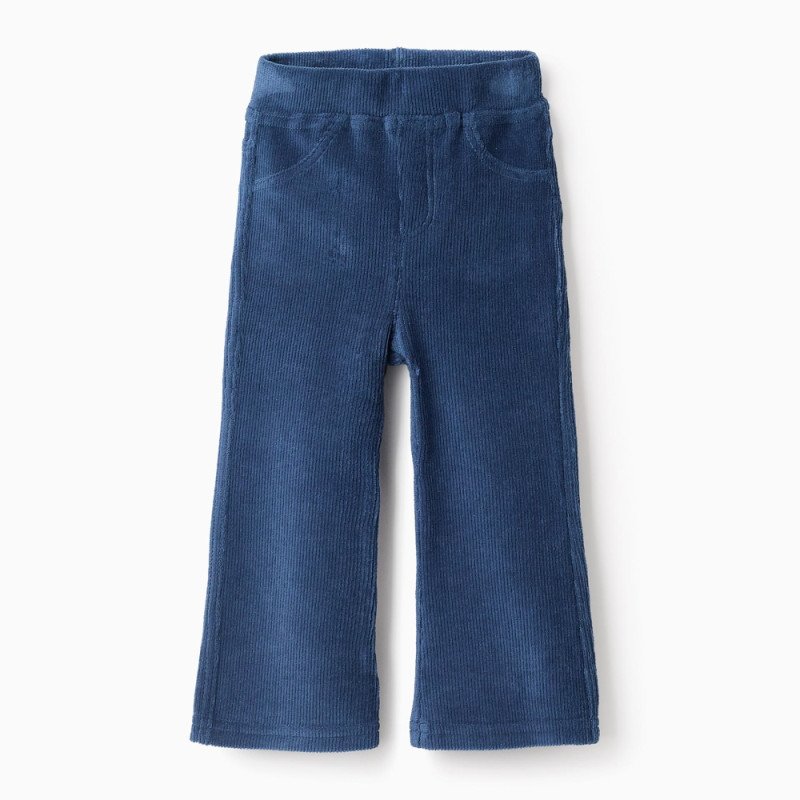 ZIPPY mėlynos velvetinės kelnės (6/9-24/36 mėn)