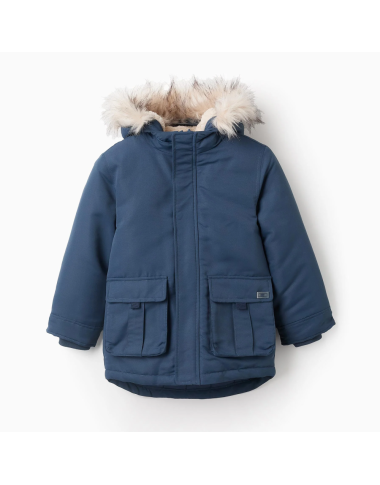 ZIPPY tamsiai mėlyna striukė berniukui (3/4-13/14 m.)