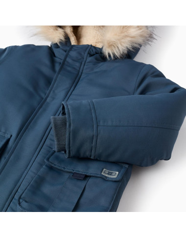 ZIPPY tamsiai mėlyna striukė berniukui (3/4-13/14 m.)