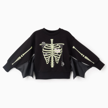 ZIPPY džemperis mergaitėms Skeletas (3/4-13/14 m)