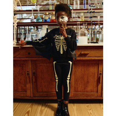 ZIPPY džemperis mergaitėms Skeletas (3/4-13/14 m) su vaiku