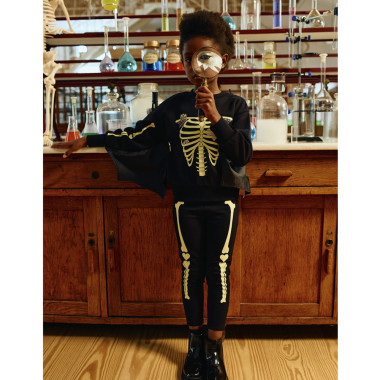 ZIPPY džemperis mergaitėms Skeletas (3/4-13/14 m) su vaiku