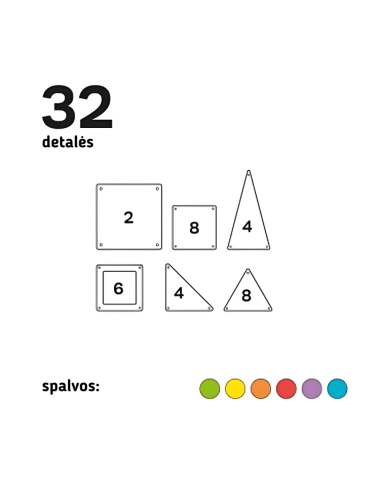 Imanix Classic magnētiskais konstruktors (32 preces)