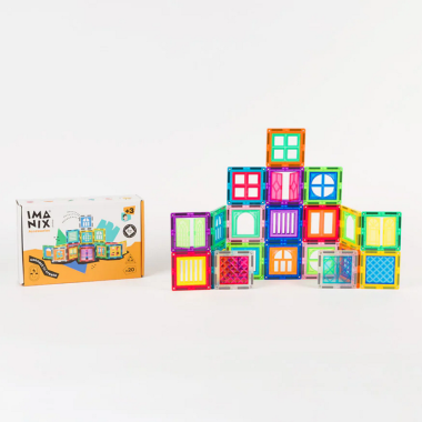 Imanix magnētiskās konstruktoru kastes (20 preces)
