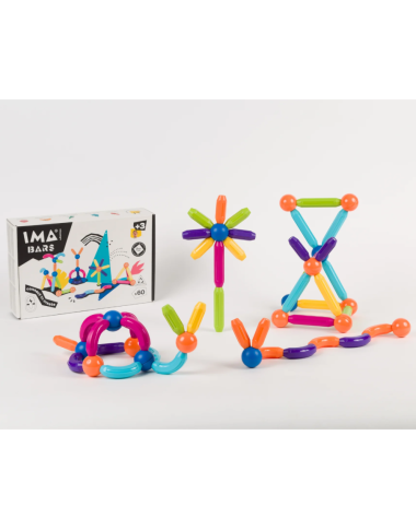 Imabars magnetinis konstruktorius (60 el.)