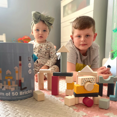 Bigjigs koka klucīši - Koka rotaļlietas - Lapute.lt