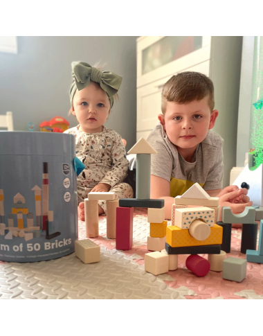 Bigjigs koka klucīši - Koka rotaļlietas - Lapute.lt