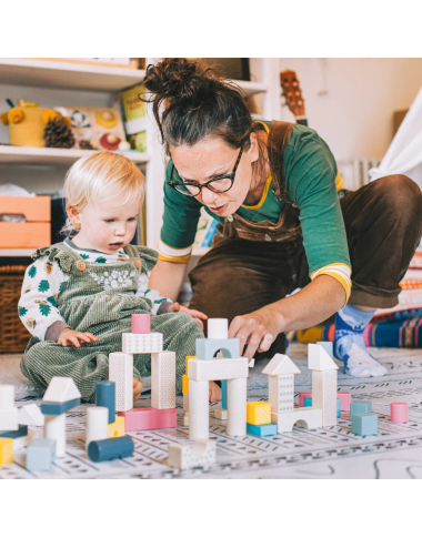 Bigjigs koka klucīši - Koka rotaļlietas - Lapute.lt