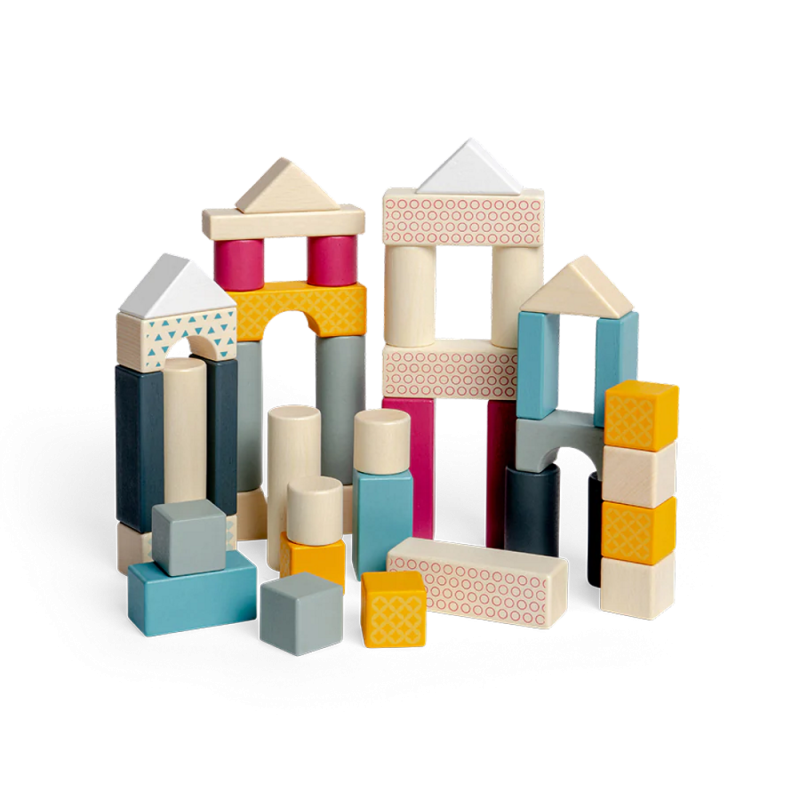 Bigjigs koka klucīši - Koka rotaļlietas - Lapute.lt