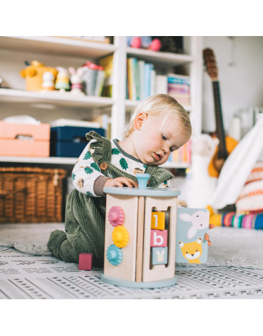 Bigjigs koka aktivitāšu trijstūris - Koka rotaļlietas bērniem - Lapute.lt