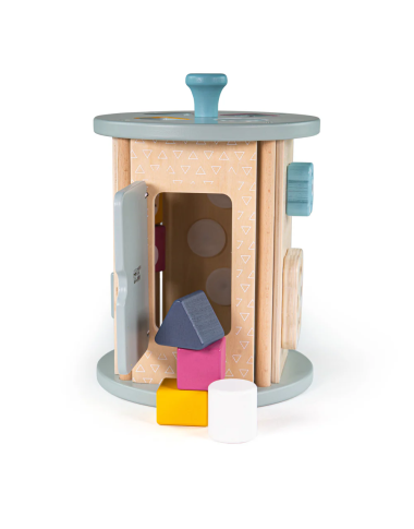 Bigjigs koka aktivitāšu trijstūris - Koka rotaļlietas bērniem - Lapute.lt