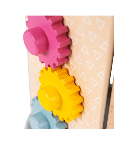 Bigjigs koka aktivitāšu trijstūris - Koka rotaļlietas bērniem - Lapute.lt