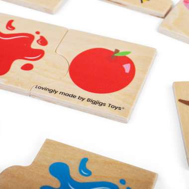 Bigjigs koka puzles - Puzles bērniem - Lapute.lt