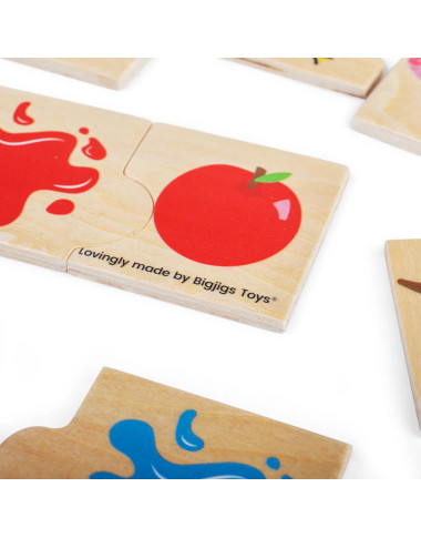 Bigjigs koka puzles - Puzles bērniem - Lapute.lt