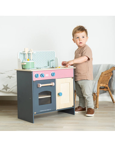 Bigjigs medinė vaikiška virtuvėlė
