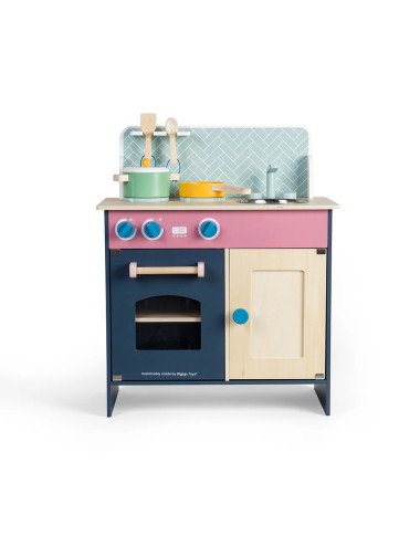 Bigjigs medinė vaikiška virtuvėlė
