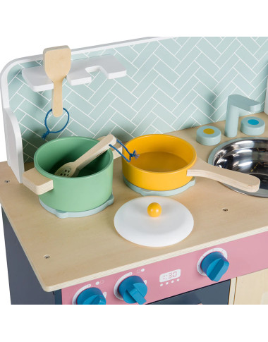 Bigjigs medinė vaikiška virtuvėlė
