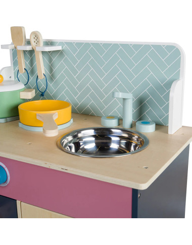 Bigjigs medinė vaikiška virtuvėlė