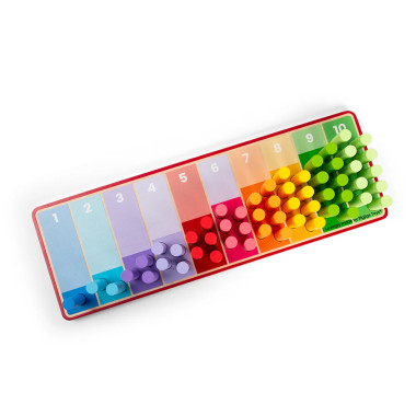 Bigjigs mediniai skaičiavimo pagaliukai iš viršaus