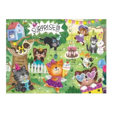 Dodo dėlionė vaikams Kačiukų šventė (30 det.) sudėta