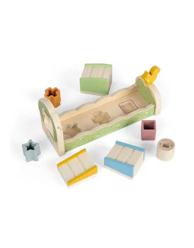 Bigjigs koka aktivitāšu trijstūris - Koka rotaļlietas bērniem - Lapute.lt