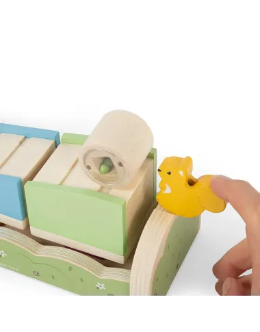 Bigjigs koka aktivitāšu trijstūris - Koka rotaļlietas bērniem - Lapute.lt